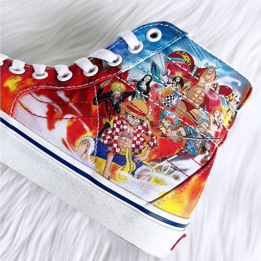 •HP• Vans x One Piece Sk8-Hi Punk Hazard Skate Sneakers - Picture 9 of 16
